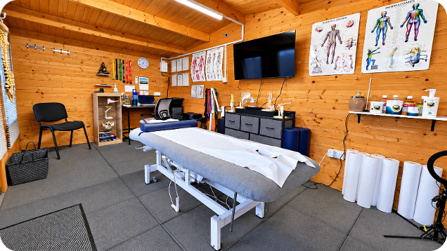 Treatment room sports massage